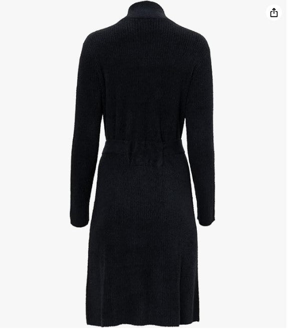 Barefoot Dreams CozyChic Lite Ribbed Robe, Sea Salt