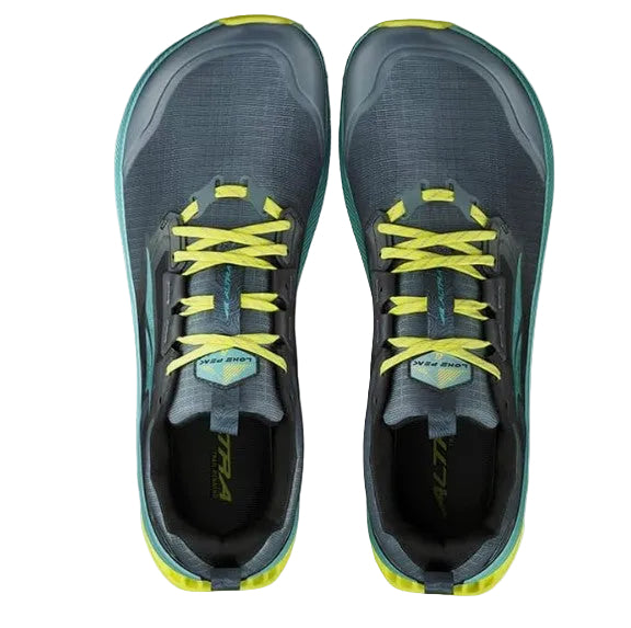 Altra Lone Peak 8 Trail Running Shoes For Men, Black/Green - Ndoros