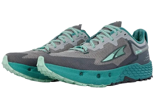 Altra Timp 4 Trail Running Shoes For Women, Gray/Teal - Ndoros