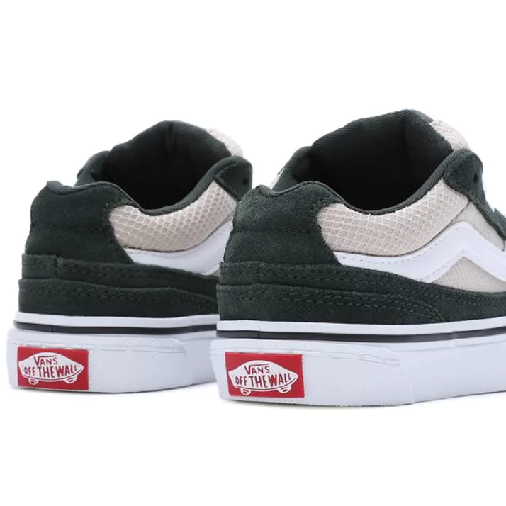 Vans Men's Caldrone Low-Top Sneaker, Black/White - Ndoros