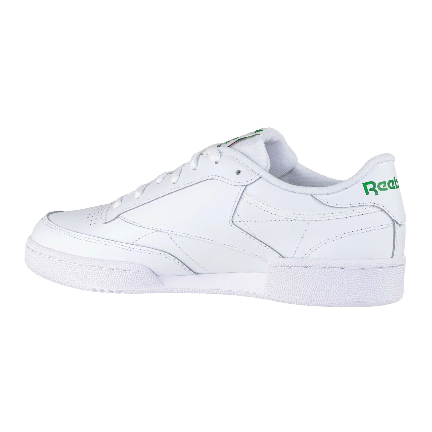 Reebok Men’s Club C Sneaker, White/Green