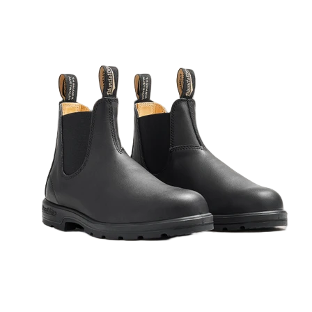 Blundstone Unisex 558 Classic Chelsea Boot, Black, Shock Absorption and Premium Water Resistant Leather - Ndoros