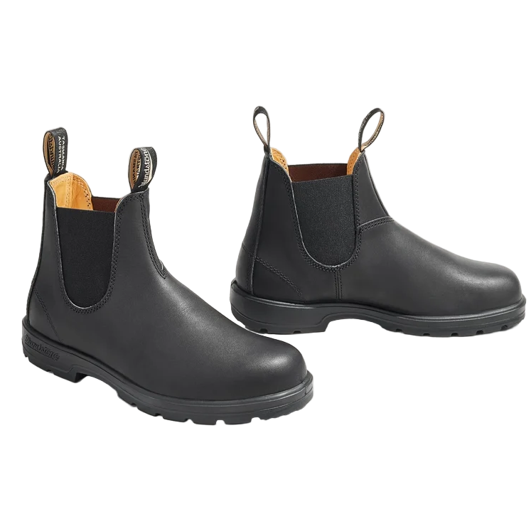Blundstone Unisex 558 Classic Chelsea Boot, Black, Shock Absorption and Premium Water Resistant Leather - Ndoros