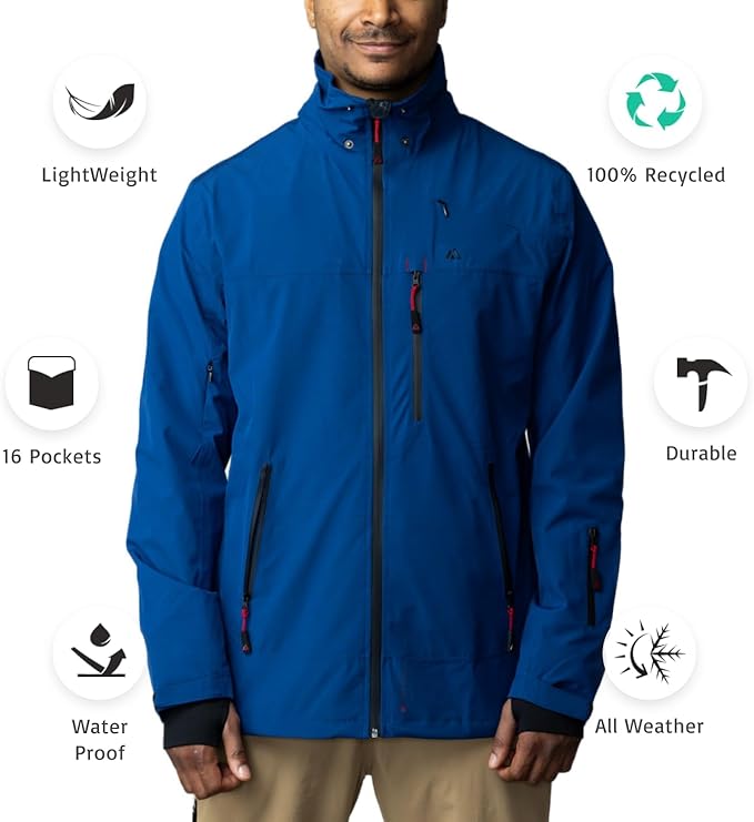 Apricoat Adventure 2.0 Men's Warm Winter Jacket | Navy Blue - Ndoros