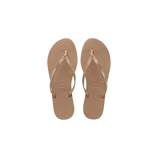 Havaianas Slim Fc Rose Gold Flip Flops