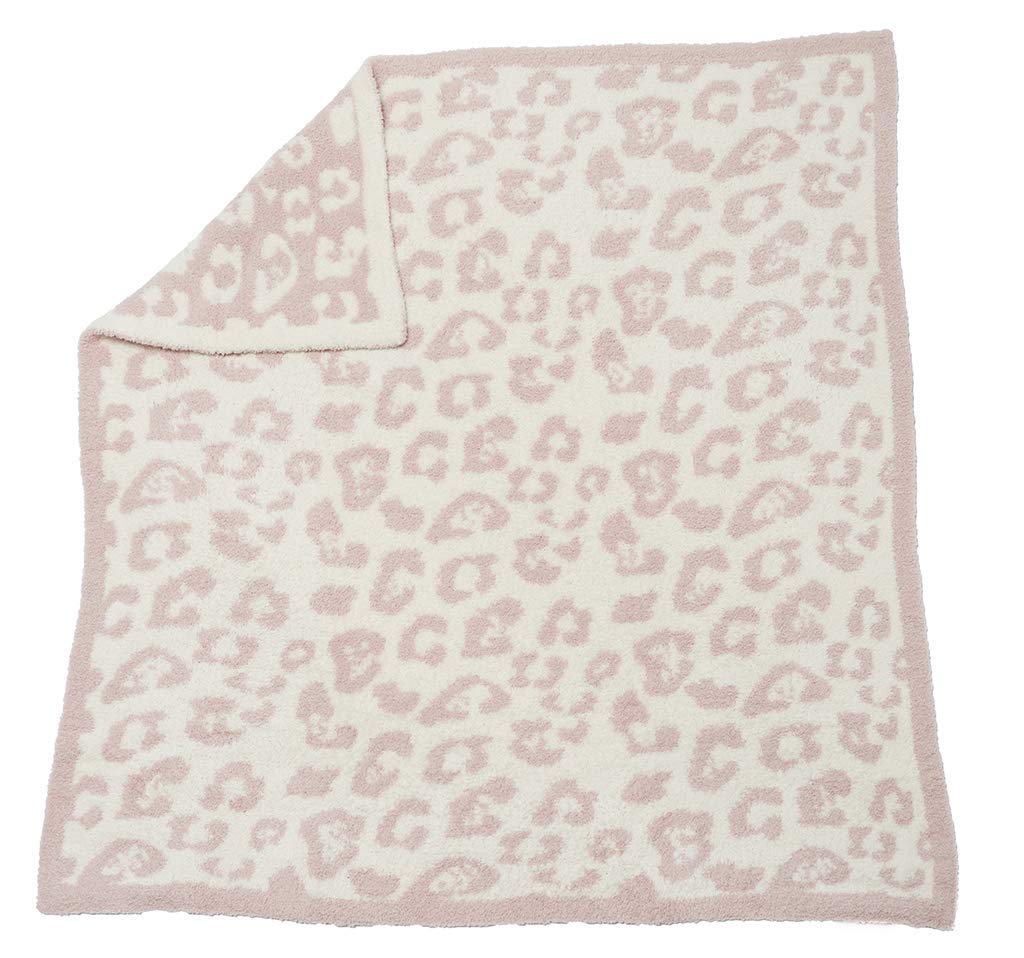 Barefoot Dreams CozyChic in The Wild Baby Blanket, Ocean/Cream