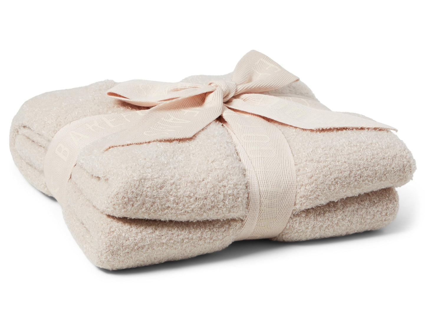 Barefoot Dreams CozyChic Heirloom Receiving Blanket, Stone