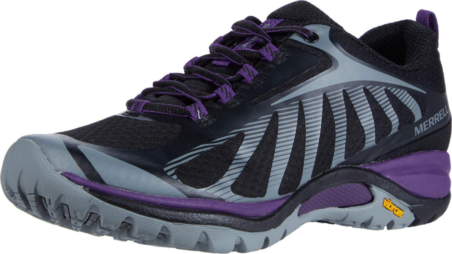 Merrell Women's Siren Edge 3 Hiking Shoes, Black/Acai
