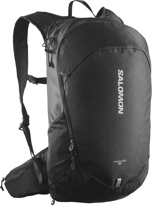 Salomon Trailblazer 20 Liter Casual Backpack, Black/Alloy Unisex