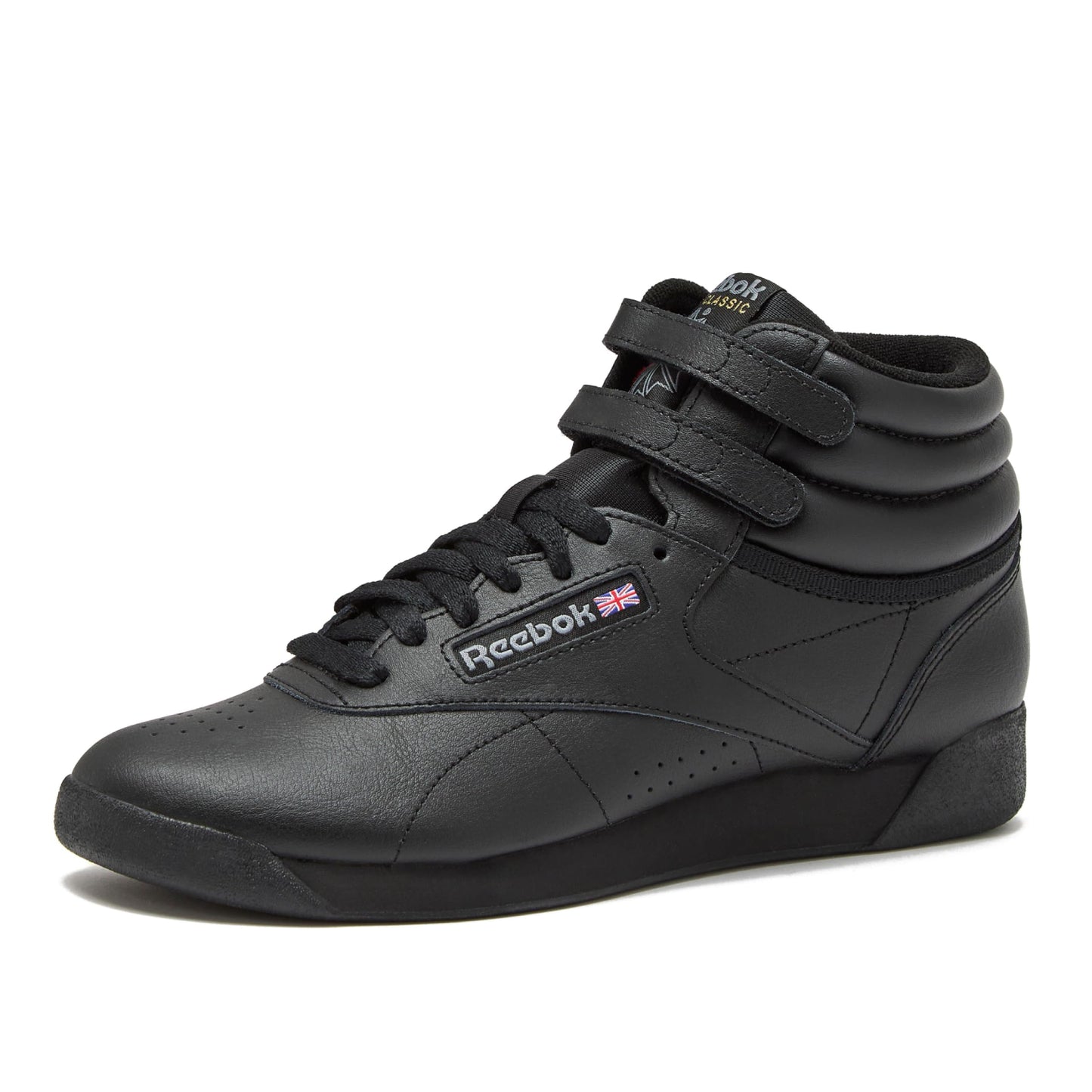 Reebok Classics Tennis Freestyle Hi High Top Sneakers, Black - Ndoros