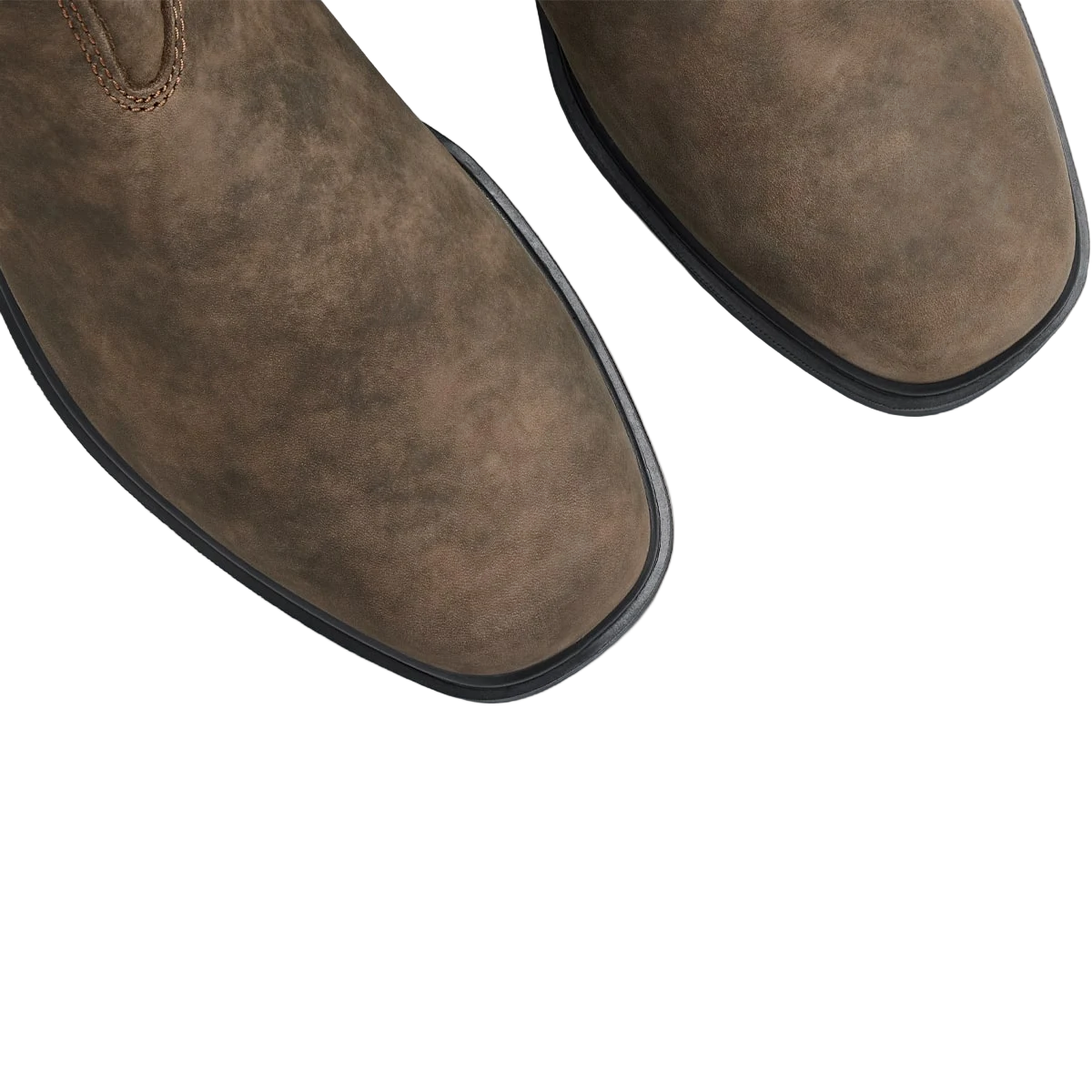 Blundstone Unisex Dress Series 1306 Chelsea Boots for Men and Women, Wide Chisel Toe Boots with Cushioned Midsole and Premium Leather, Rustic Brown - Ndoros