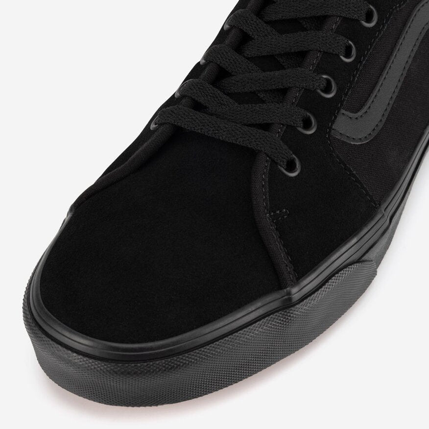 Vans Women's Filmore Decon Sneaker, Canvas Black Black - Ndoros