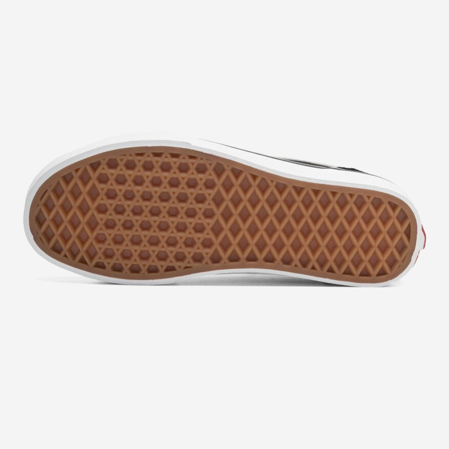 Vans Women's Filmore Decon Suede/Canvas Sneaker, Black/White - Ndoros