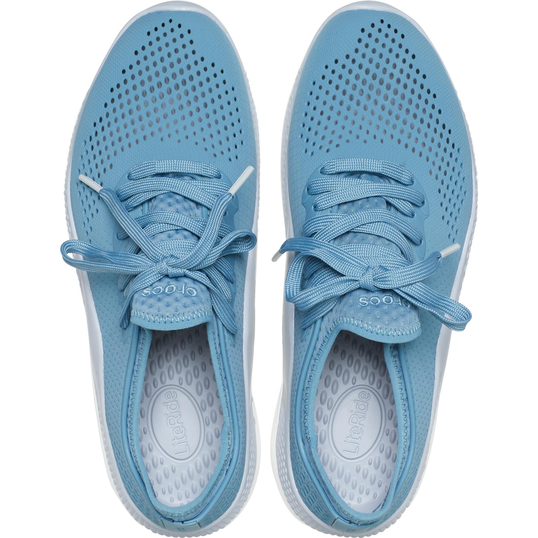 Crocs Men LiteRide 360 Pacer Sneakers, Blue Steel/Microchip - Ndoros
