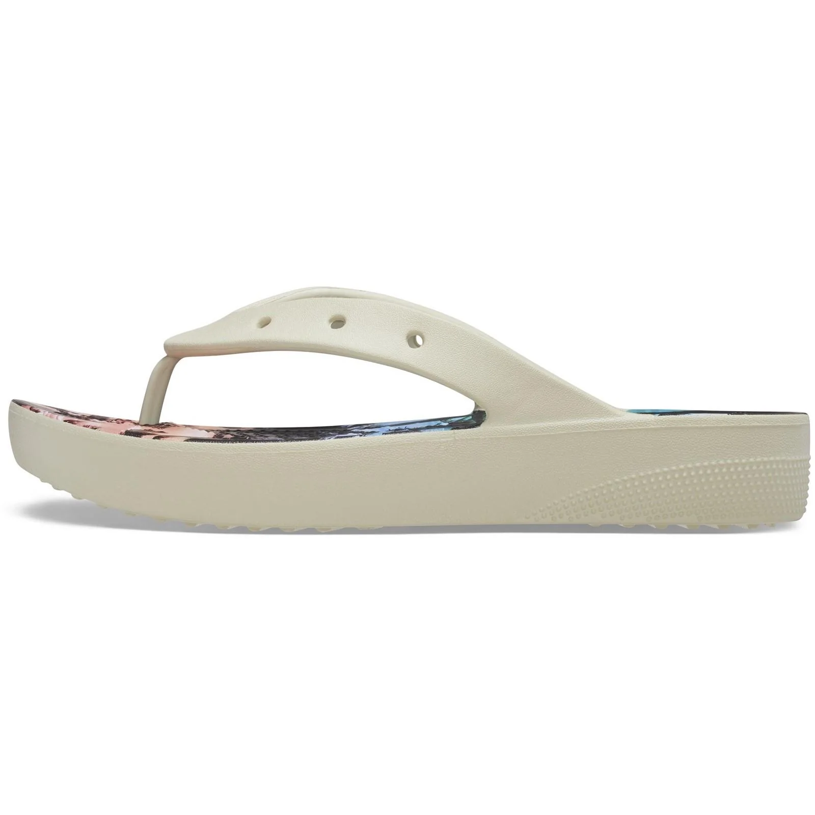 Crocs Women's Classic Flip Flops Platform Sandals - Ndoros