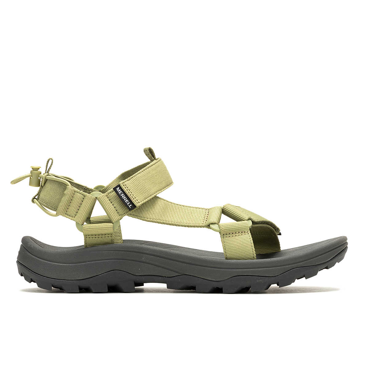Merrell Men's Speed Fusion Web Sport Sandal – Lightweight and Versatile Adventure Footwear, Mosstone/BEL, 12 US - Ndoros