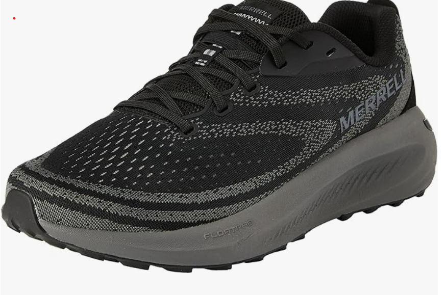 checked Merrell Men's Morphlite Trail Running Shoe, Black Asphalt - Ndoros