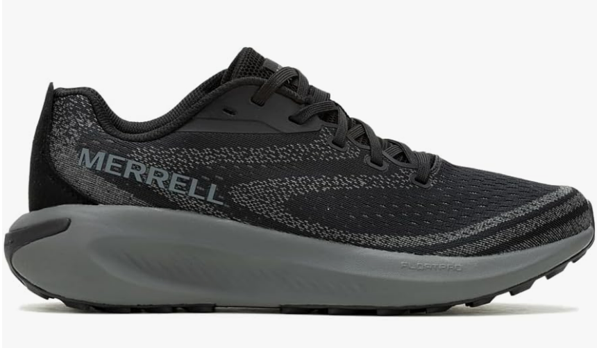 checked Merrell Men's Morphlite Trail Running Shoe, Black Asphalt - Ndoros