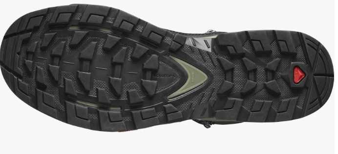 Salomon Men's QUEST ELEMENT GORE-TEX Leather Hiking Boots, Black / Deep Lichen Green / Olive Night - Ndoros
