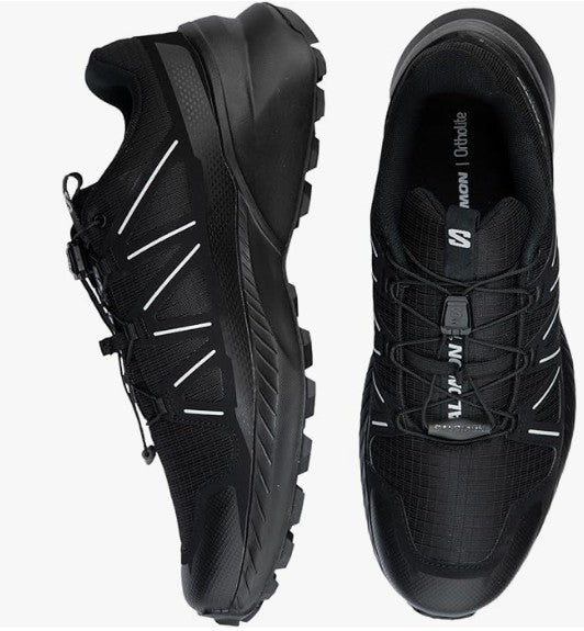 Salomon Men's Speedcross Peak Trail Running Shoes - Black/Black/Glacier Gray