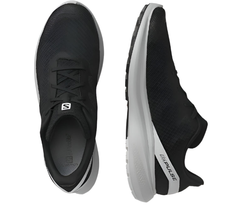 Salomon Men's Impulse Trail Running Shoes – Black/Lunar Rock/Black