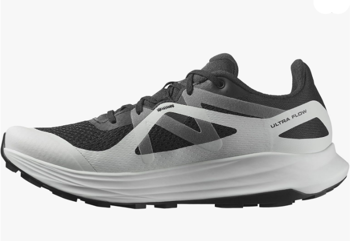 Salomon Men's Ultra Flow Trail Running Shoes - Black/Glacier Gray/Quiet Shade