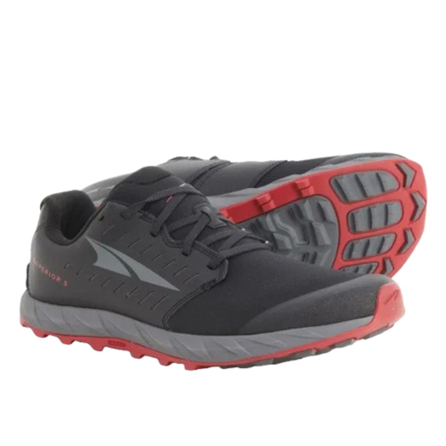 Altra Superior 5 Trail Running Shoes Men, Black/Red ד - Ndoros