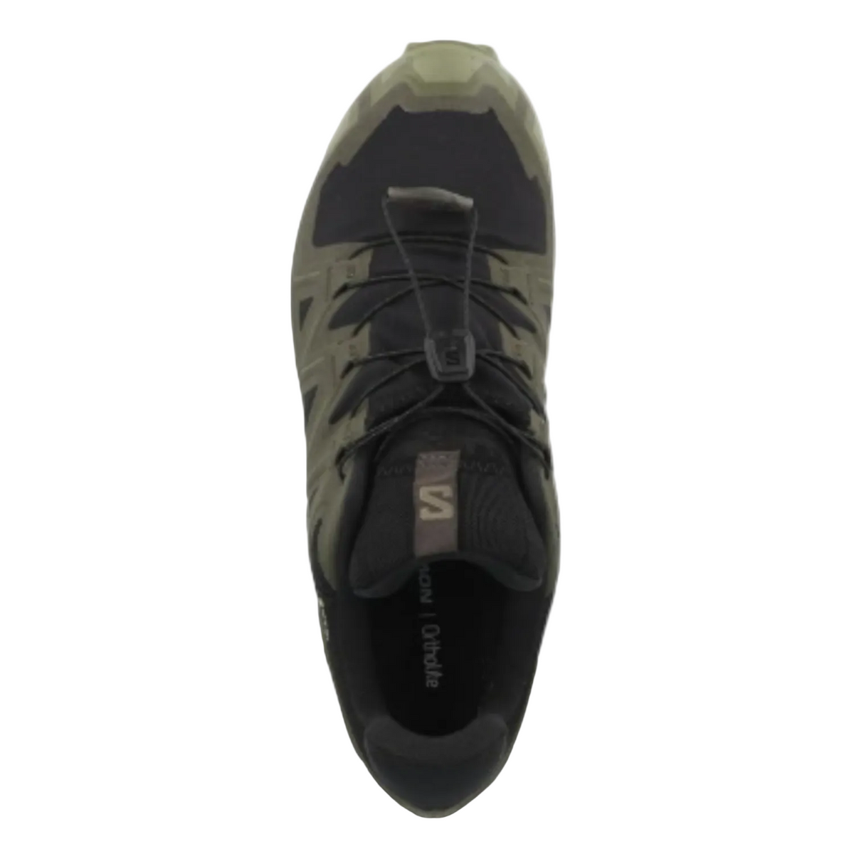 Salomon Men's Speedcross 6 GTX Sneaker, Black/Peat/Deep Lichen Green - Ndoros