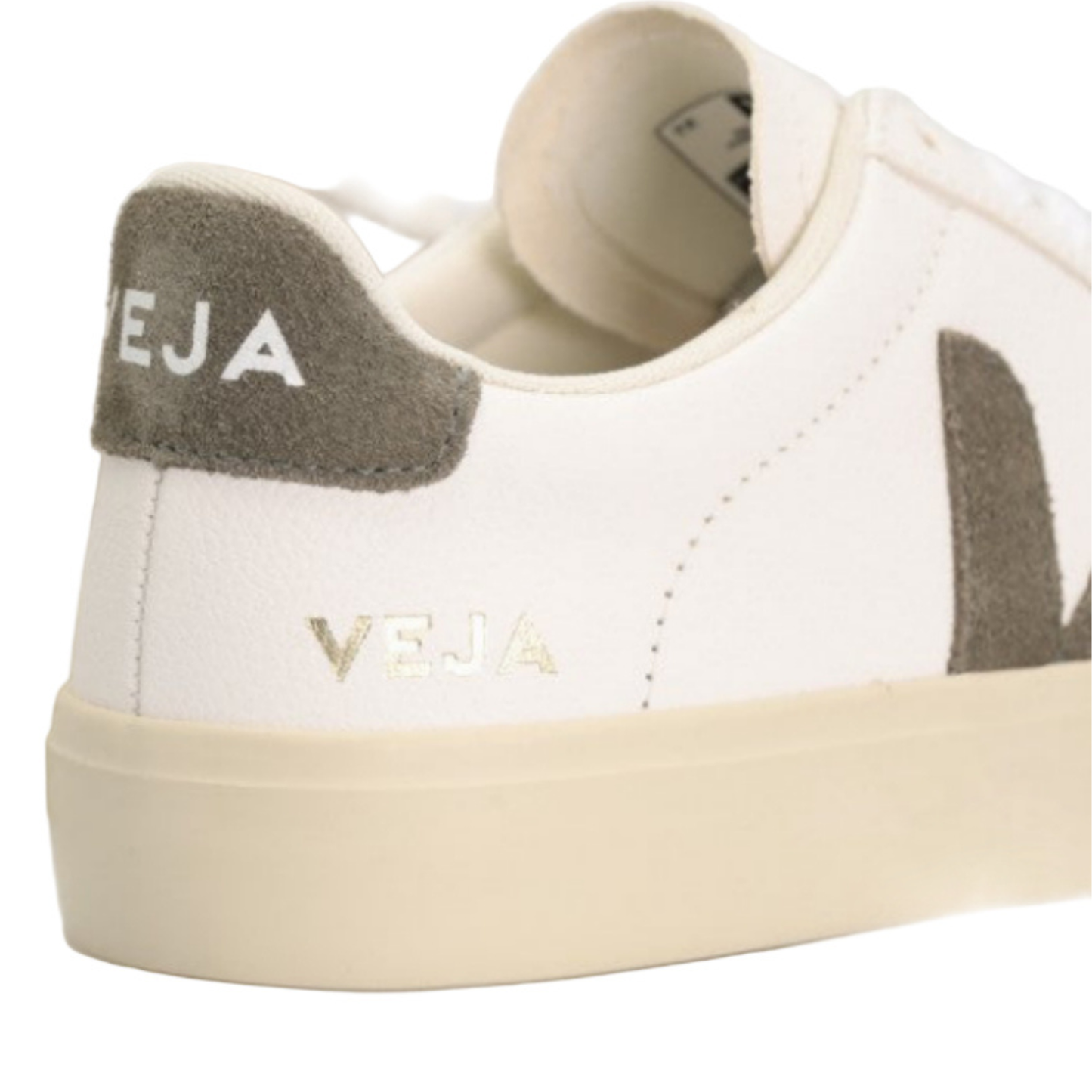 Veja Men's Campo Shoe, Extra White/Khaki
