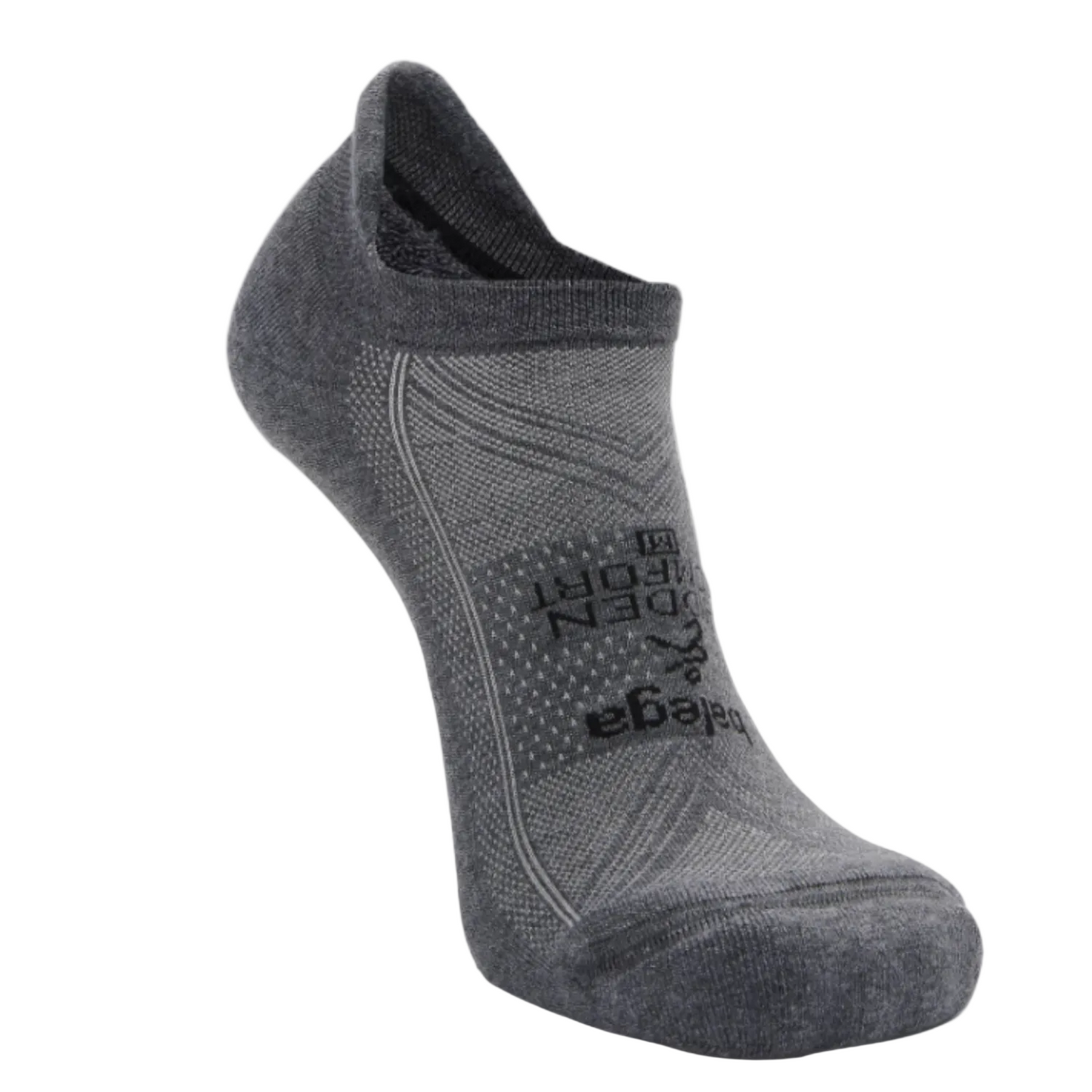 Balega Hidden Comfort Performance No Show Athletic Running Socks Unisex, Charcoal - Ndoros