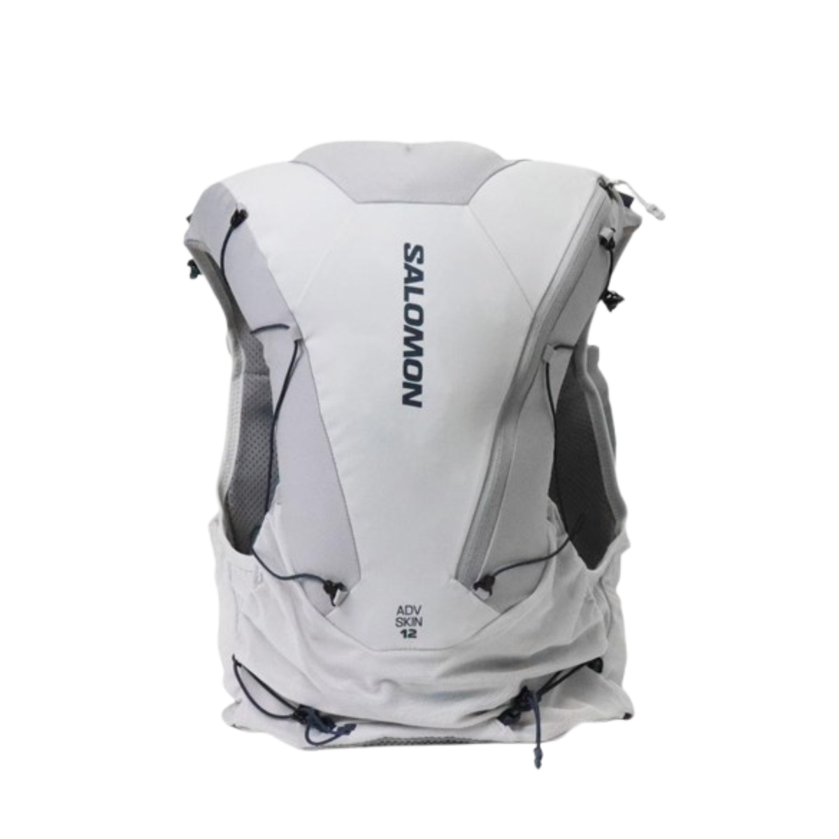 Salomon Unisex Advance Skin 12 | 12 Liter Hydration Trail Running Vest, Alloy/Gray Violet, Small