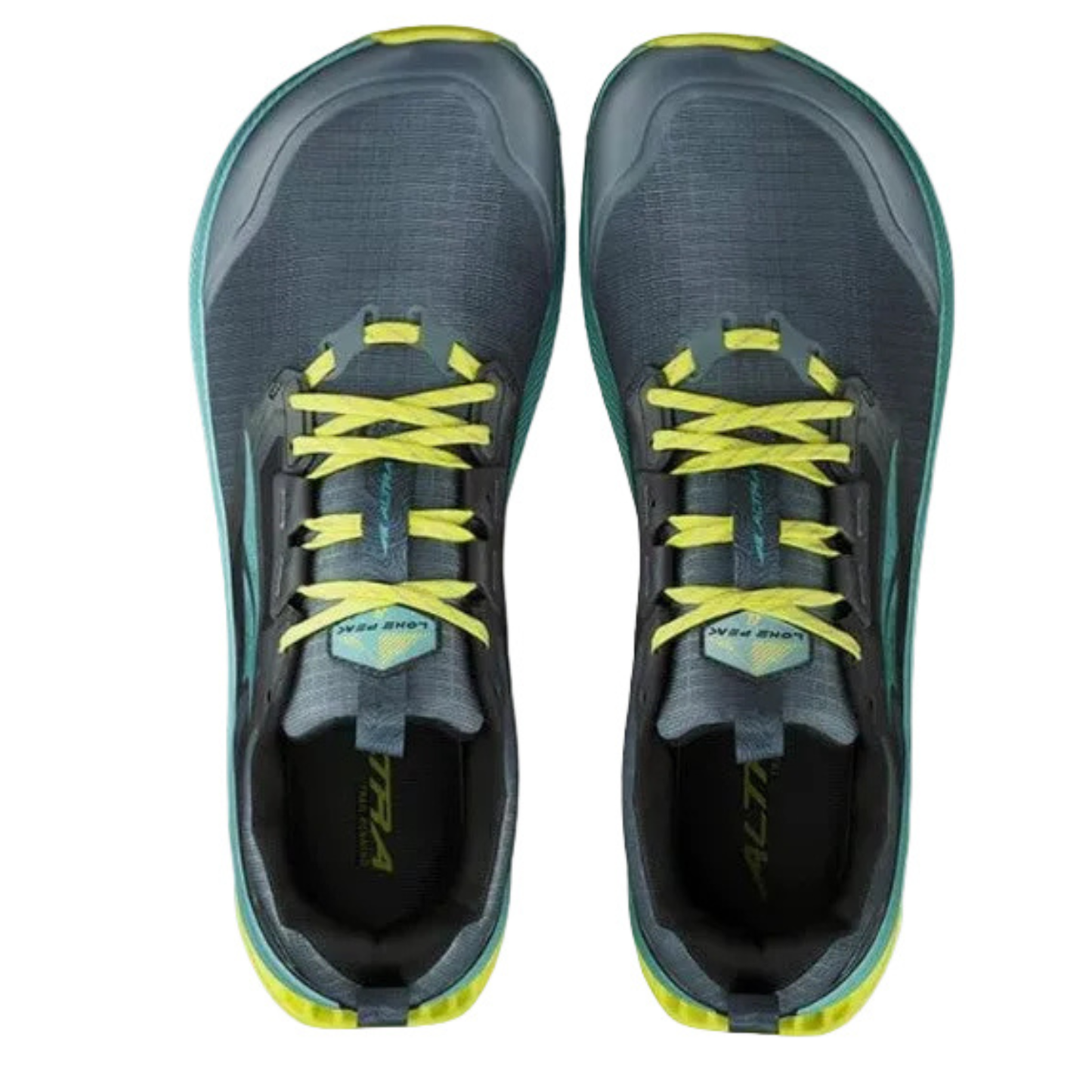 Altra Lone Peak 8 Trail Running Shoes For Men, Black/Green - Ndoros
