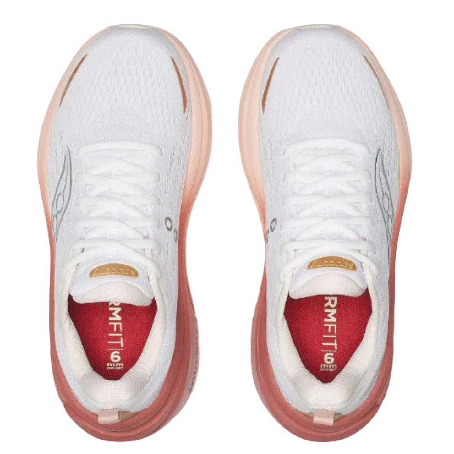 Saucony Women's Hurricane 25 Sneaker, White/Cameo - Ndoros