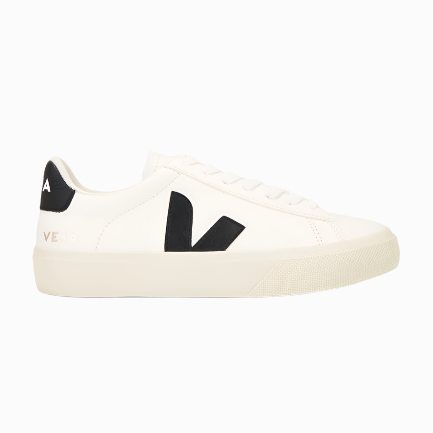 Veja Campo Leather Women Sneakers Shoes | White/Black - Ndoros