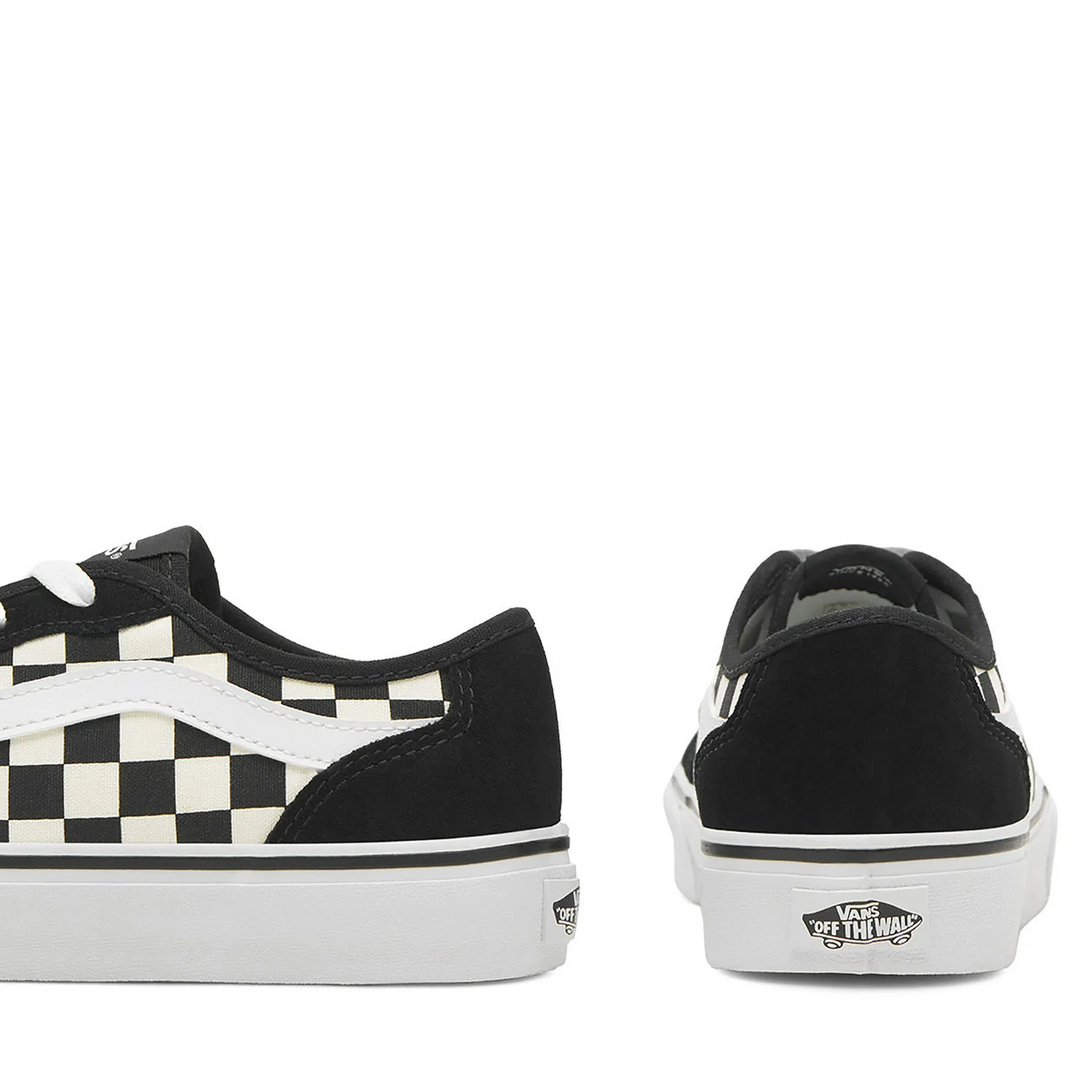 Vans Women's Filmore Decon Sneaker, Black/White (Checkerboard) - Ndoros