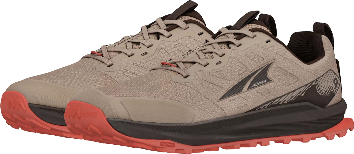 Altra Lone Peak 9 Brown Trail Running Shoes For Men