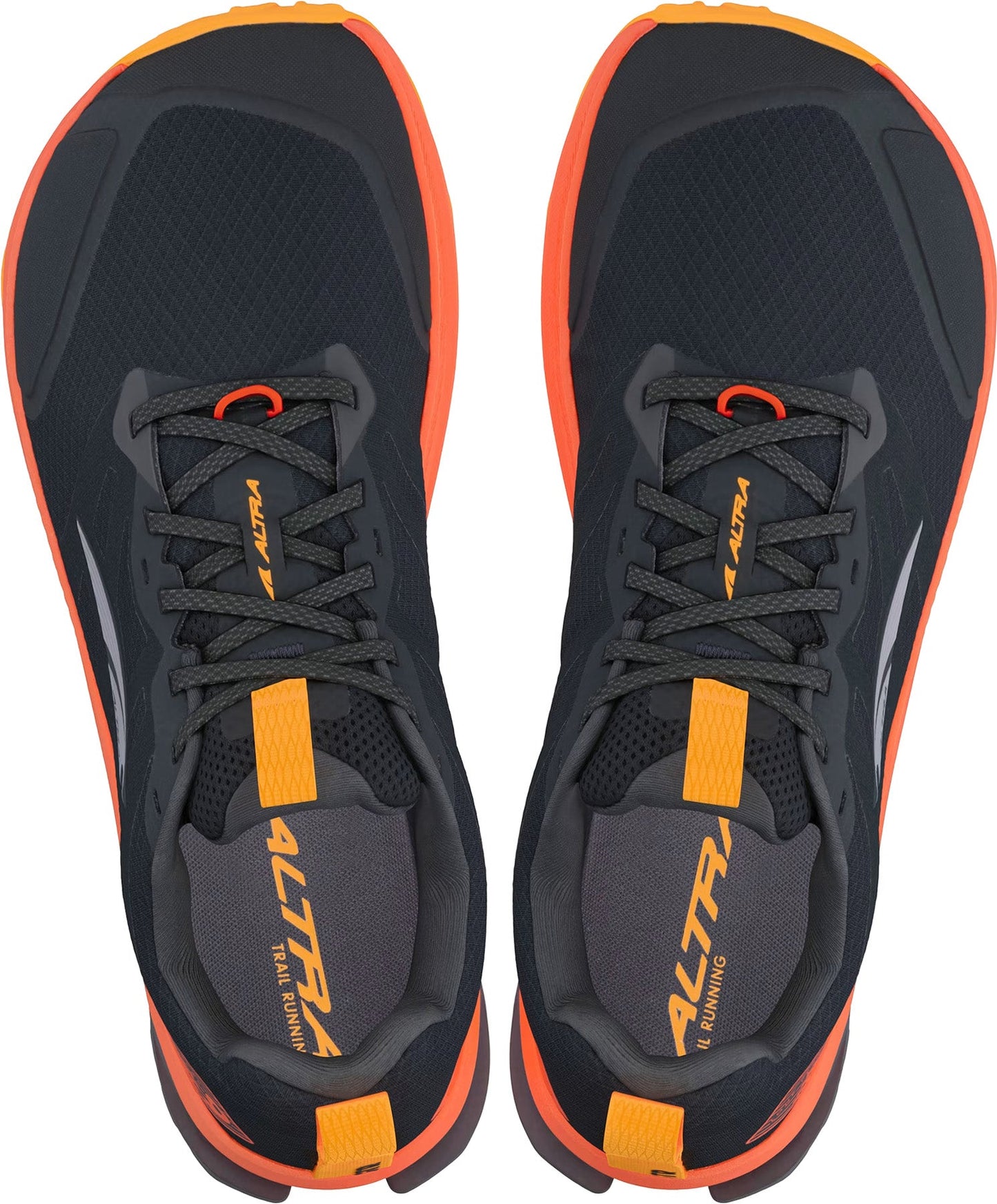 Altra Lone Peak 9 Black/Red Trail Running Shoes For Men
