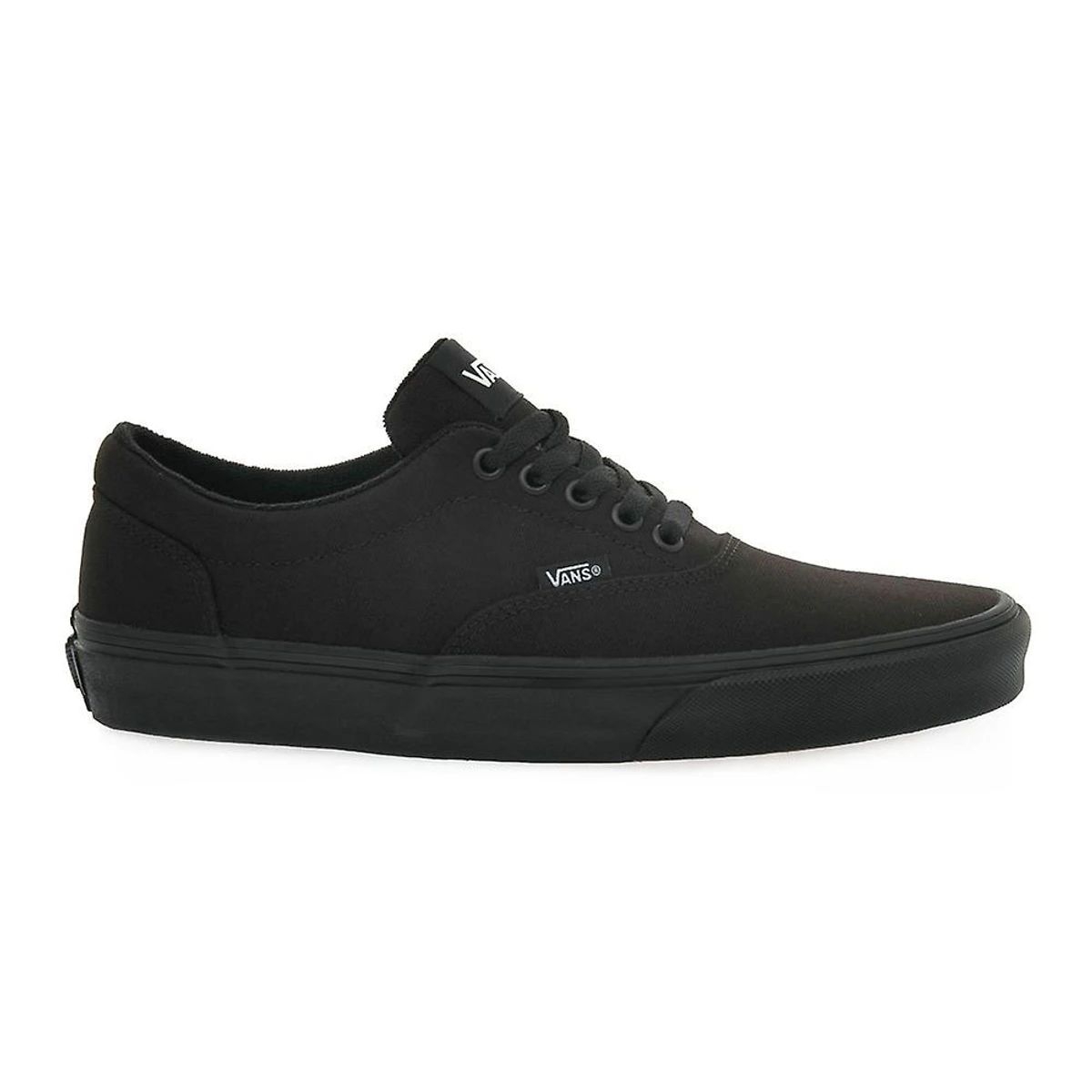 Vans Men's Doheny Sneaker, Canvas Black/White
