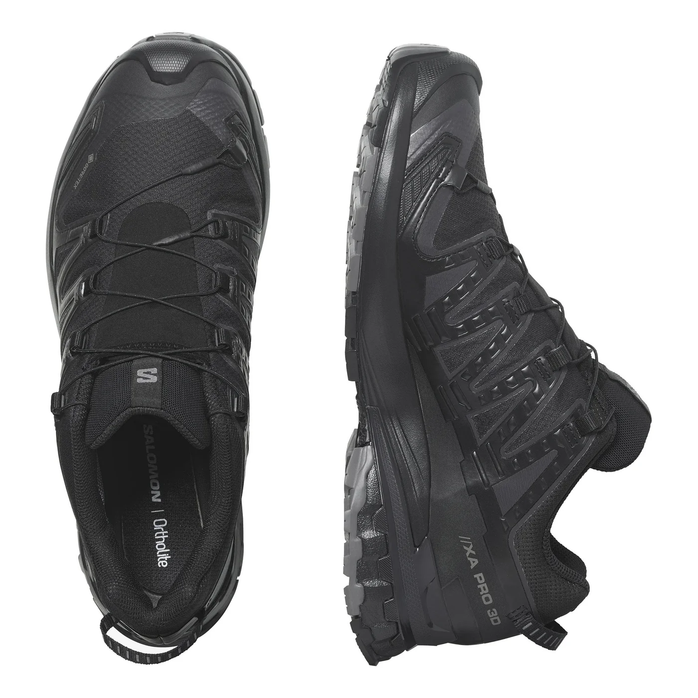 Salomon Man Xa Pro 3D V9 GTX Waterproof Sneaker Shoes, Black/Phantom/Pewter - Ndoros