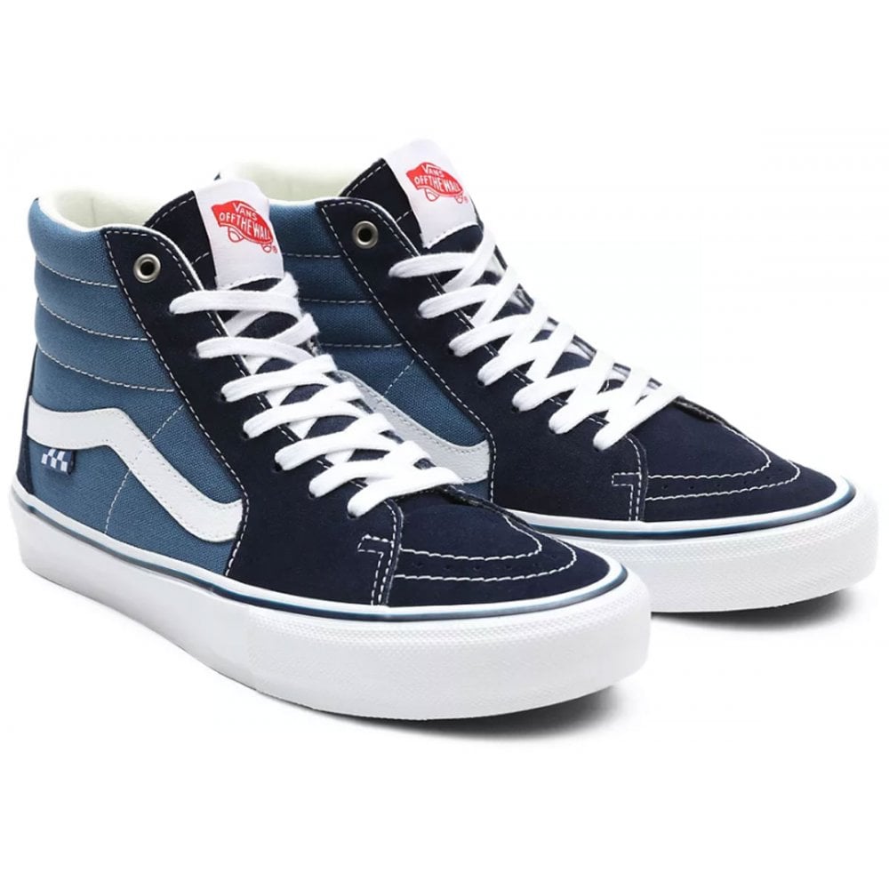 Vans Unisex  Hi-Top High-Top Trainers Sneaker, Suede Canvas Black White - Ndoros