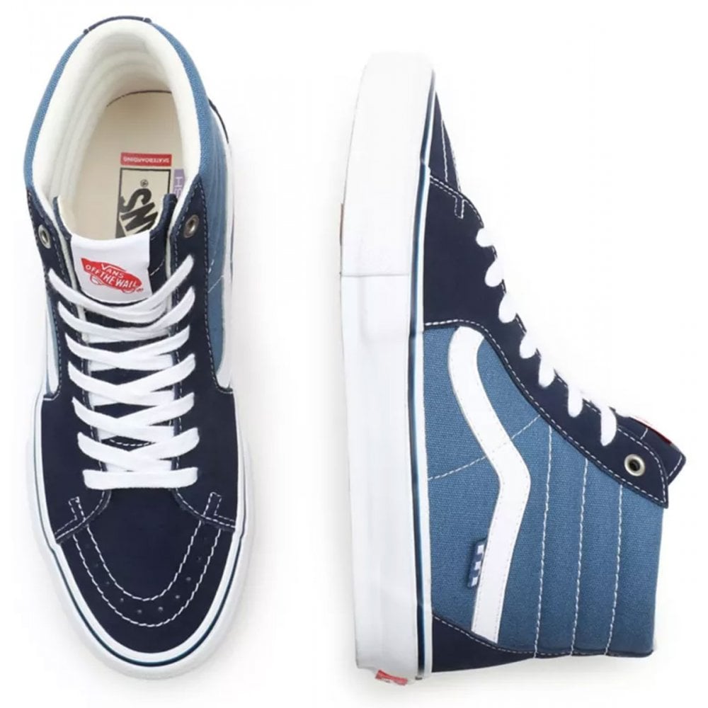 Vans Unisex  Hi-Top High-Top Trainers Sneaker, Suede Canvas Black White - Ndoros