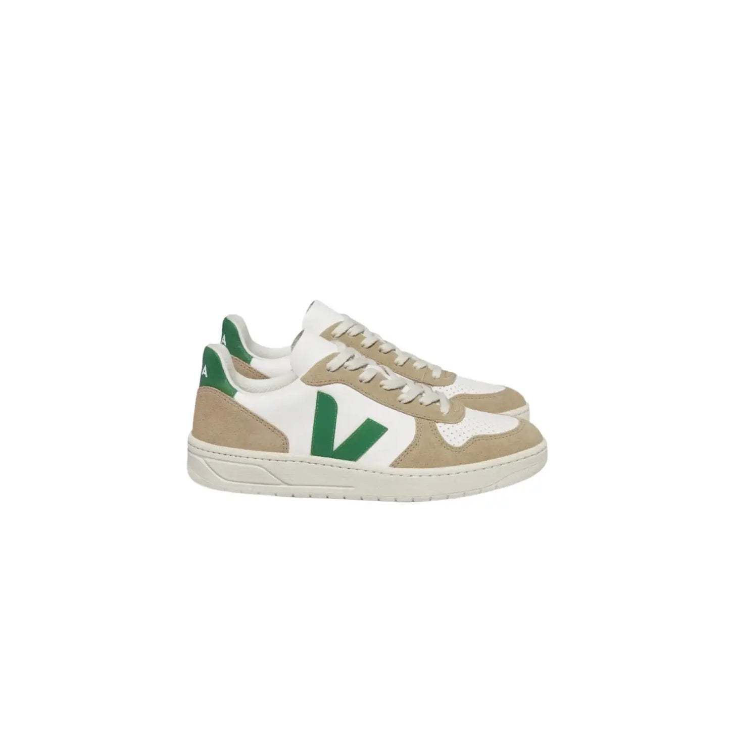 Veja Men V-12 White/Emeraude/Sahara Sneakers