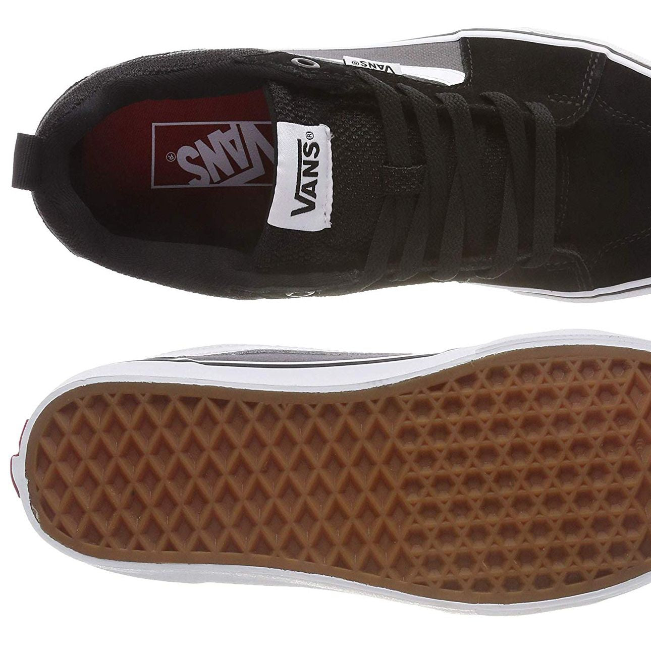 Vans Men's Filmore Low-Top Sneaker, Black Pewter - Ndoros