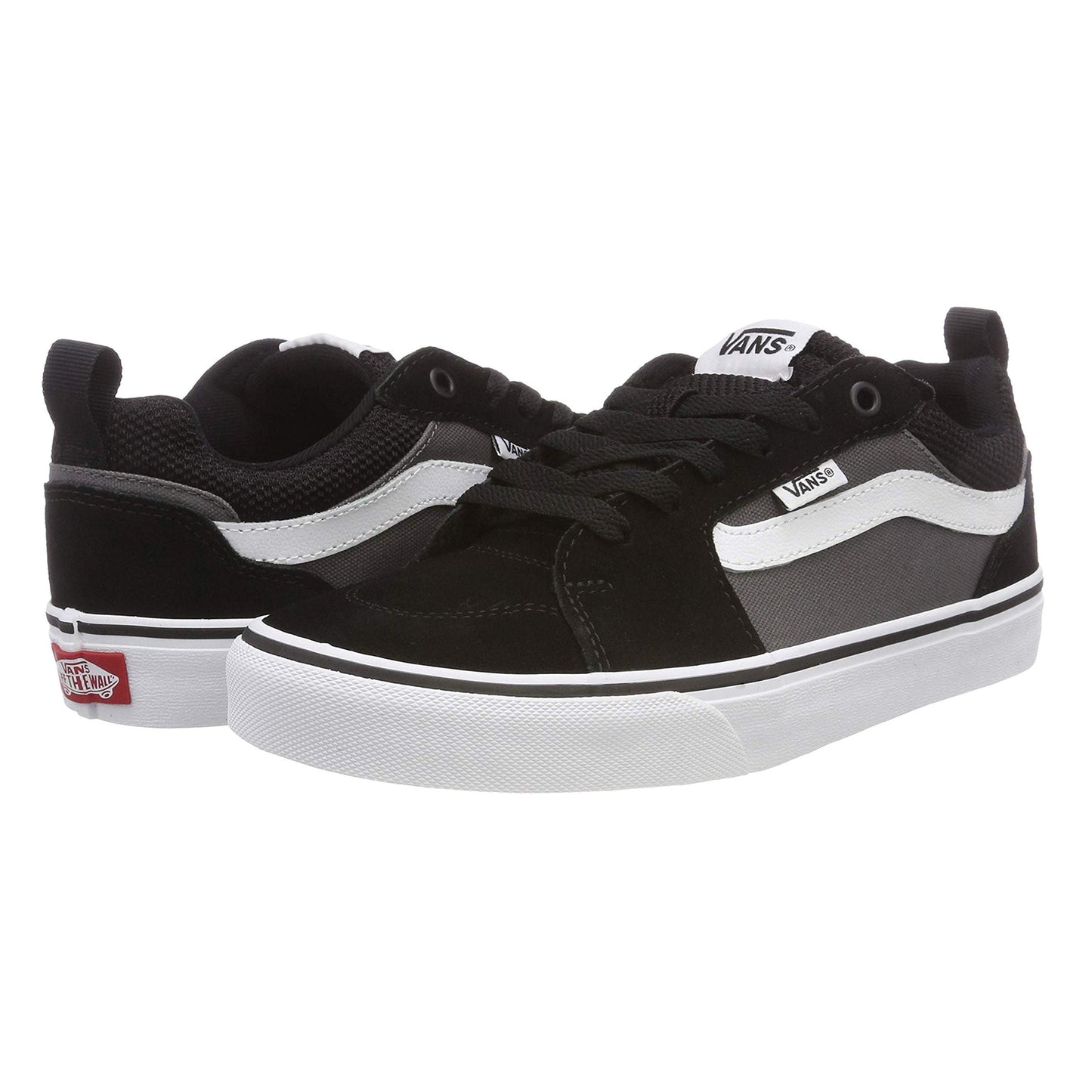 Vans Men's Filmore Low-Top Sneaker, Black Pewter - Ndoros