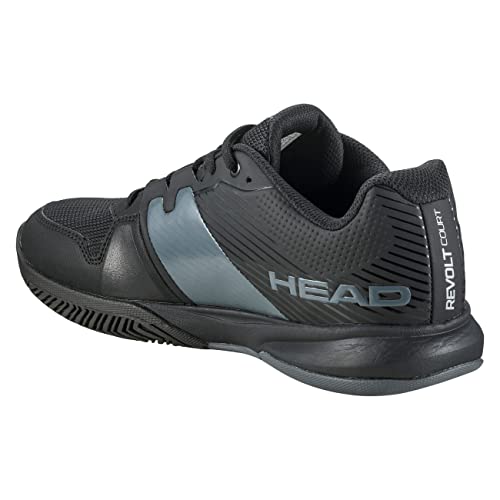 HEAD Revolt Court Men's Tennis Shoes, Black/Green