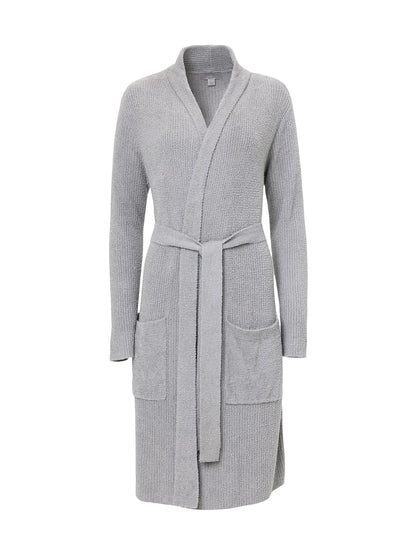 Barefoot Dreams CozyChic Lite Ribbed Robe, Sea Salt