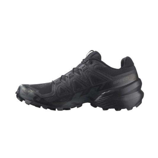 Salomon Men's Speedcross 6 Sneaker, Black/Black/Phantom