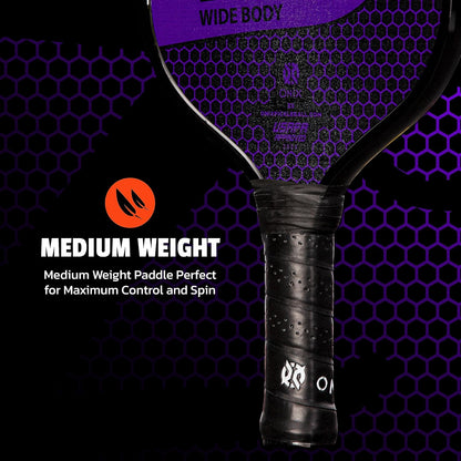 Onix Z5  Pickleball Carbon Fiber Graphite Paddles Racqet, Grip 4 1/4 inches | Purple