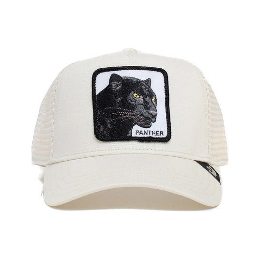 Goorin Bros. The Farm Unisex Original Adjustable Snapback Trucker Hat – Stylish and Versatile Headwear for All, The White Panther