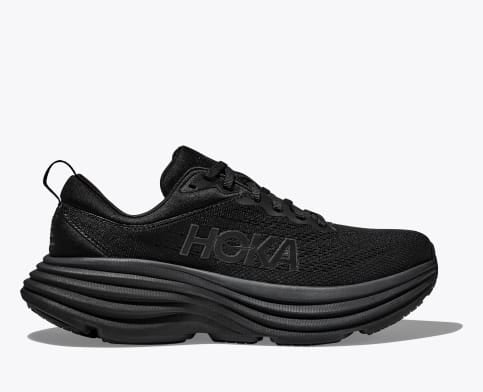 Hoka Bondi 8, Zapatillas para Hombre, Negro/Negro
